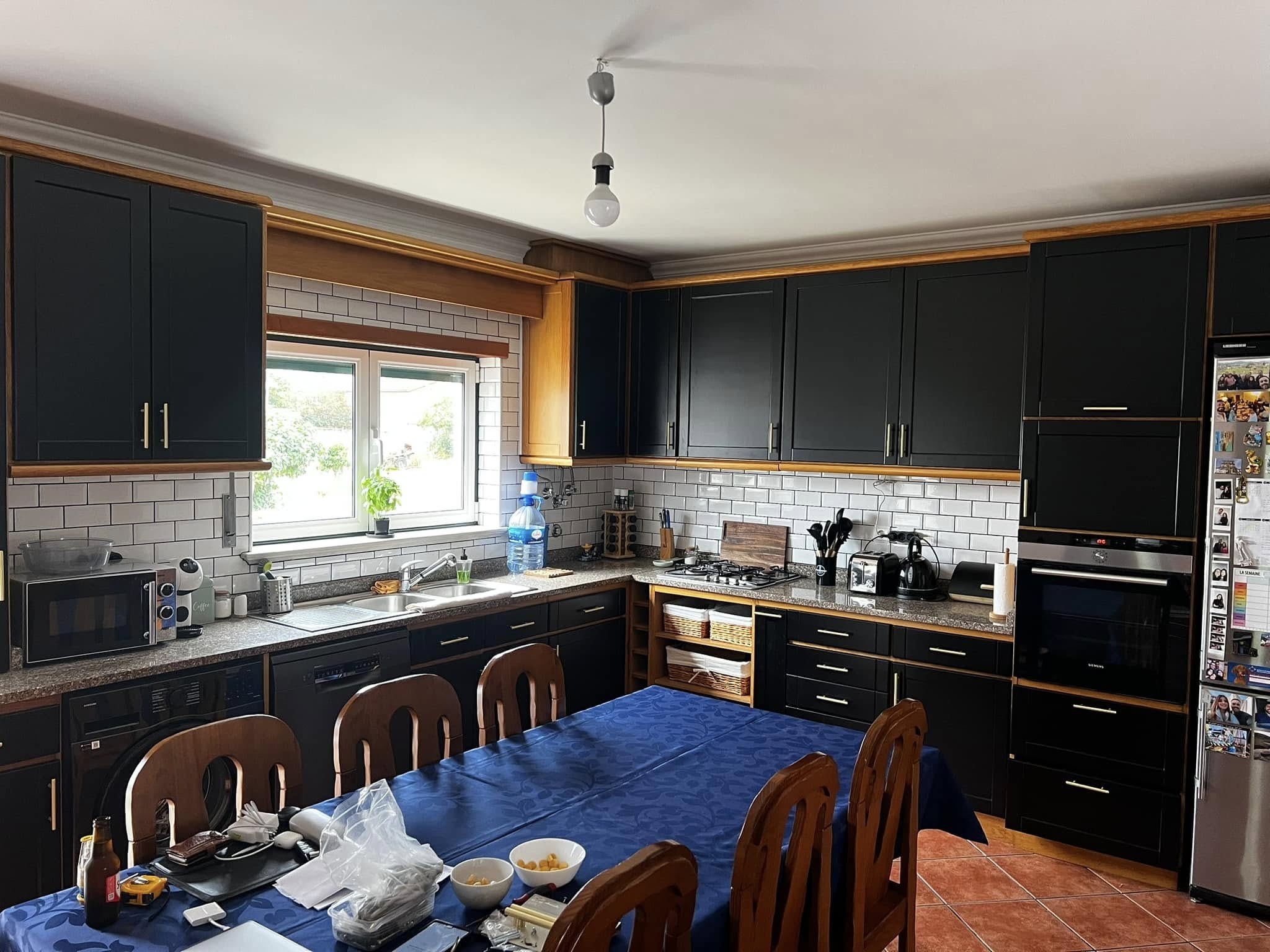Cozinha renovada lacagem Leiria